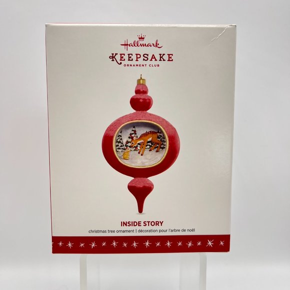 Baby Deer & Bunny Hallmark Keepsake Ornament INSIDE STORY 2016 Member Exclusive - Picture 3 of 9